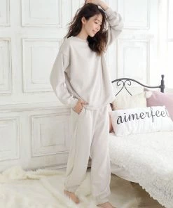 Aimerfeel SLEEP Fleece-lined Lounge Set