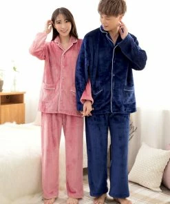 Aimerfeel Fluffy Fleece Top-Bottom Set