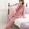 Aimerfeel Fluffy Fleece Top-Bottom Set