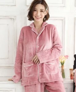 Aimerfeel Fluffy Fleece Top-Bottom Set