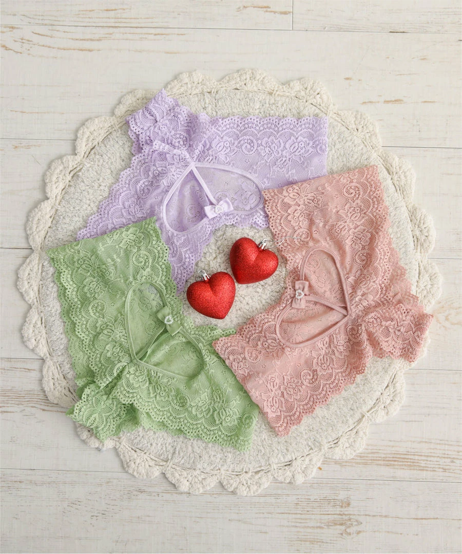 Aimerfeel Cheeky Panty With Open Back Heart