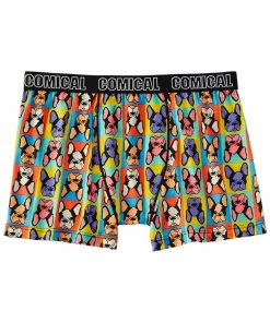 Aimerfeel Bulldog Face Print Boxer (Men's)