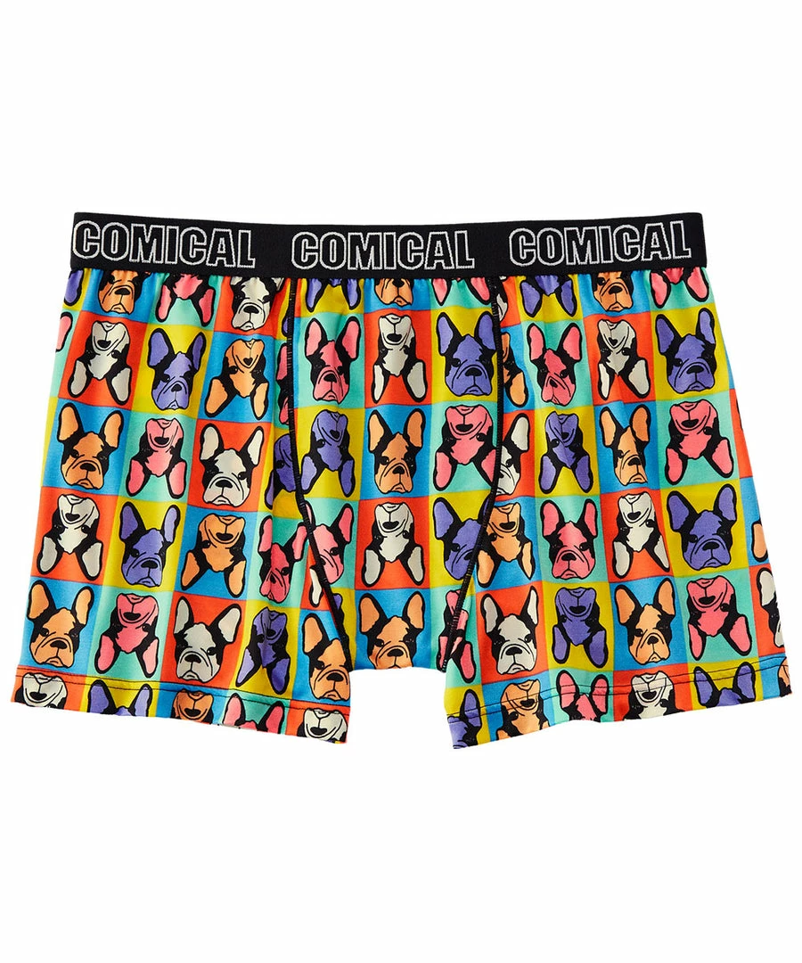 Aimerfeel Bulldog Face Print Boxer (Men's)