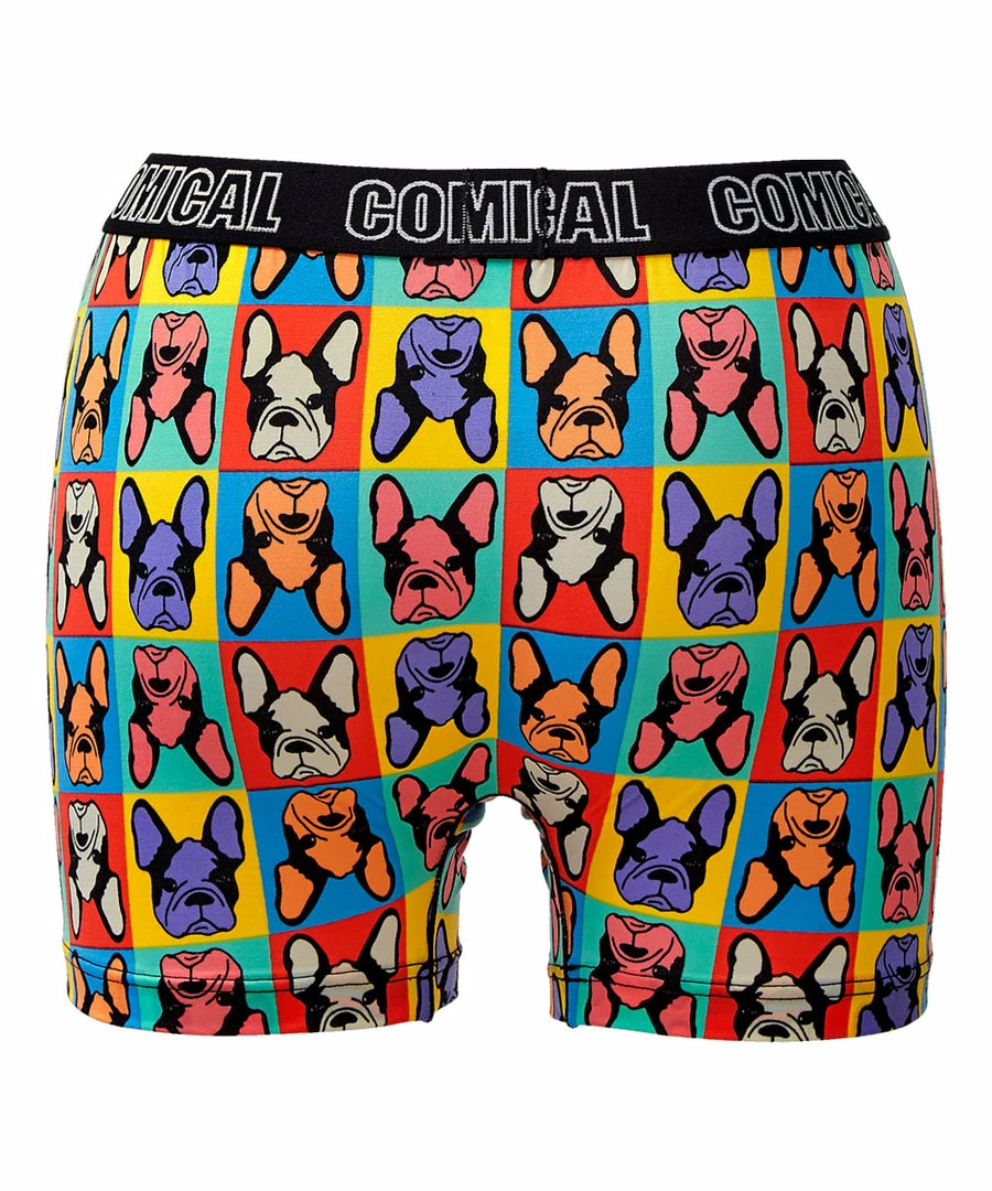 Aimerfeel Bulldog Face Print Boxer (Men's)