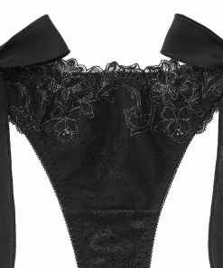 Aimerfeel Chiffon Tie-up Bow Ribbon Thong Panty PANTIES