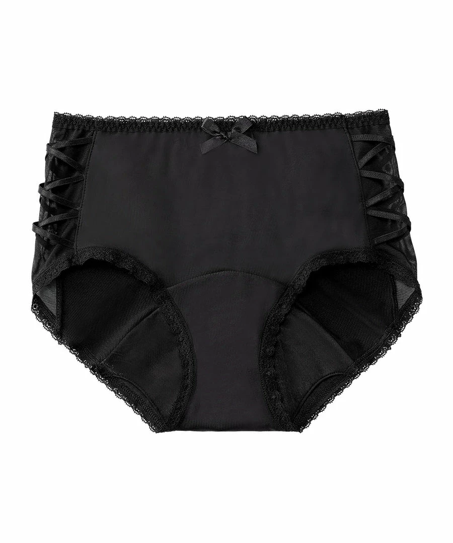 Aimerfeel PANTIES High Waist Period Panty With Lace-up