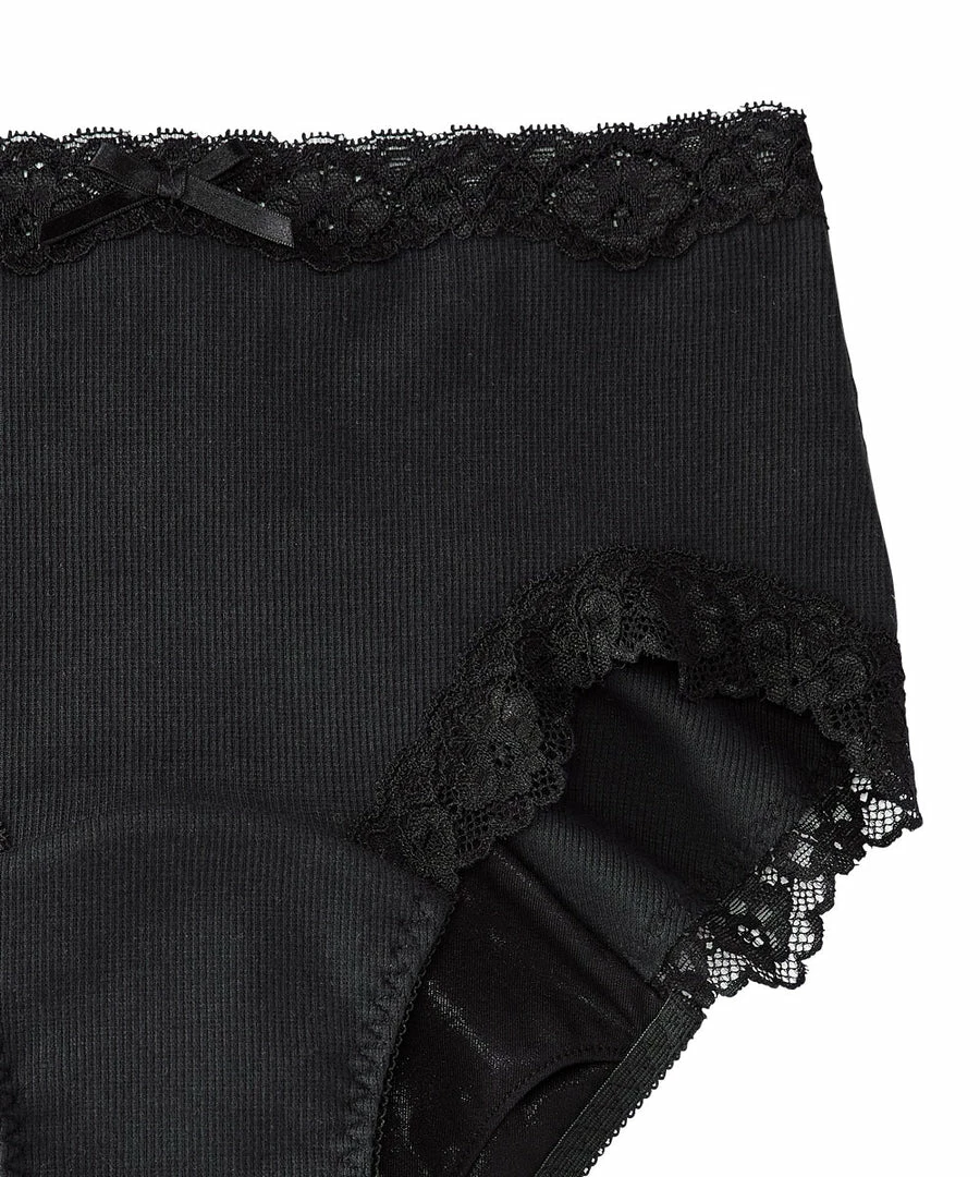 Aimerfeel Ribbed Cotton Period Panty PANTIES