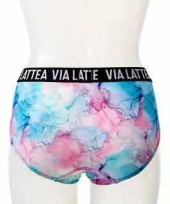 Aimerfeel Marble Print Bikini Panty