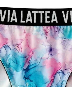 Aimerfeel Marble Print Bikini Panty